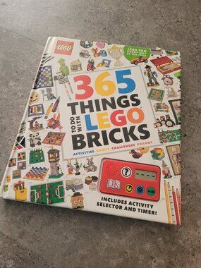 LEGO 365 Things to Do with LEGO Bricks Hardcover Activity Book with Timer